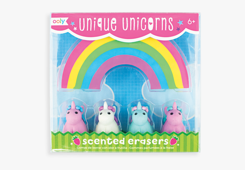 Ooly Unique Unicorns Scented Erasers, HD Png Download