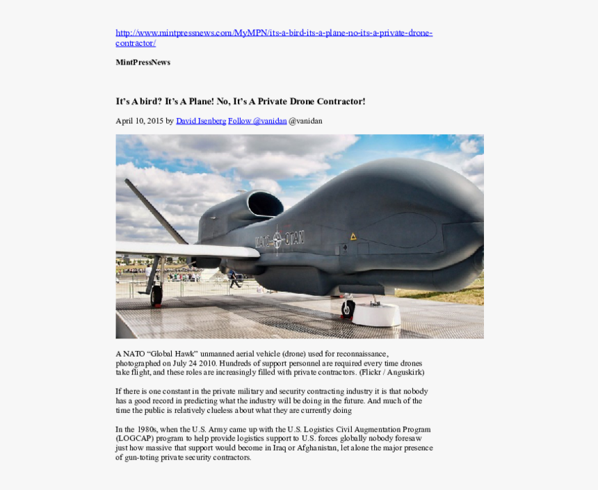 Unmanned Aerial Vehicle, HD Png Download