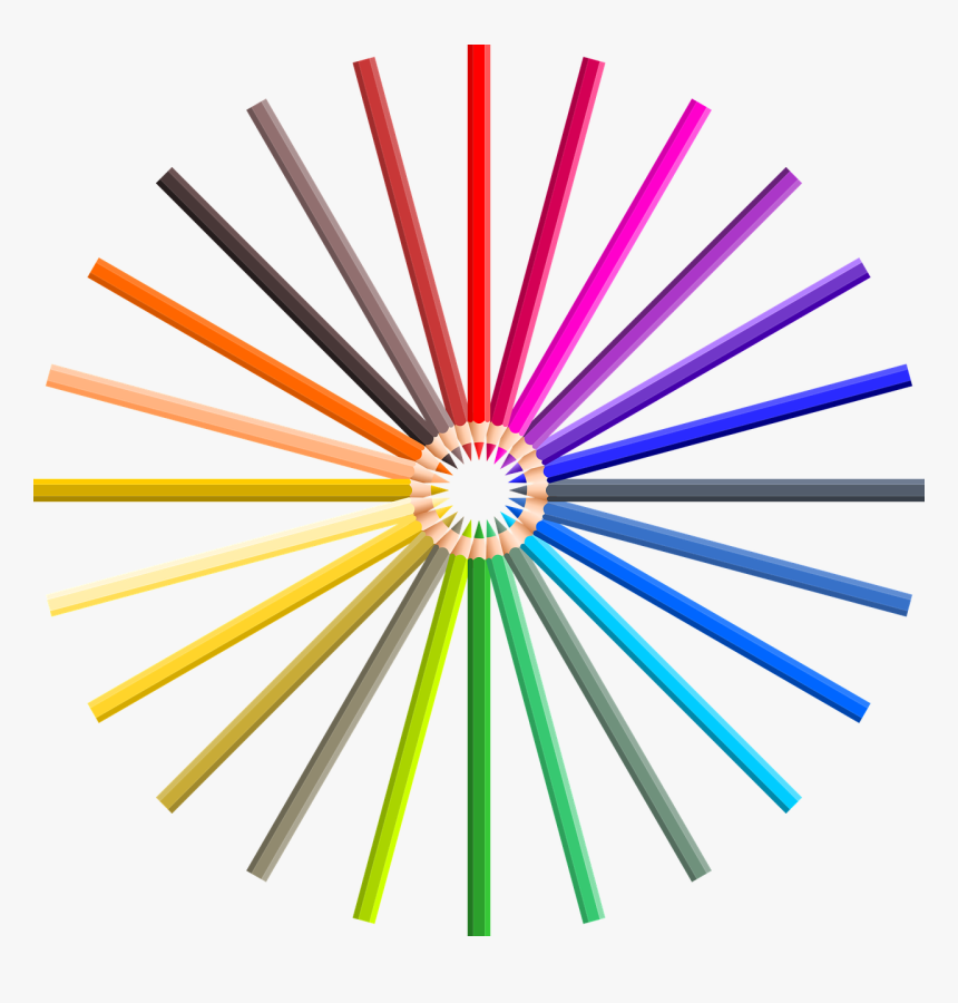 Color Pencil Colored Pencil Color Free Picture - Coloful Pencil Logo Png, Transparent Png