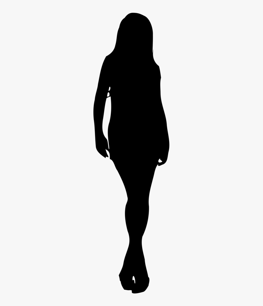 Silhouette Vector Graphics Clip Art Woman Drawing - Silhouette Of A Woman Transparent, HD Png Download