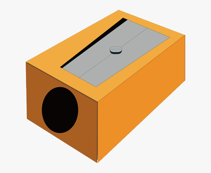 Pencil Sharpener Png - Sacapuntas De Carton, Transparent Png