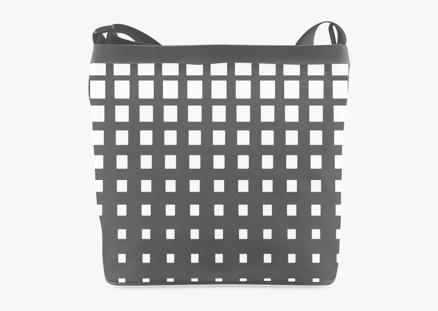 Black White Squares Cross Body Bag Crossbody Bags - Puntos De Semitono Png, Transparent Png