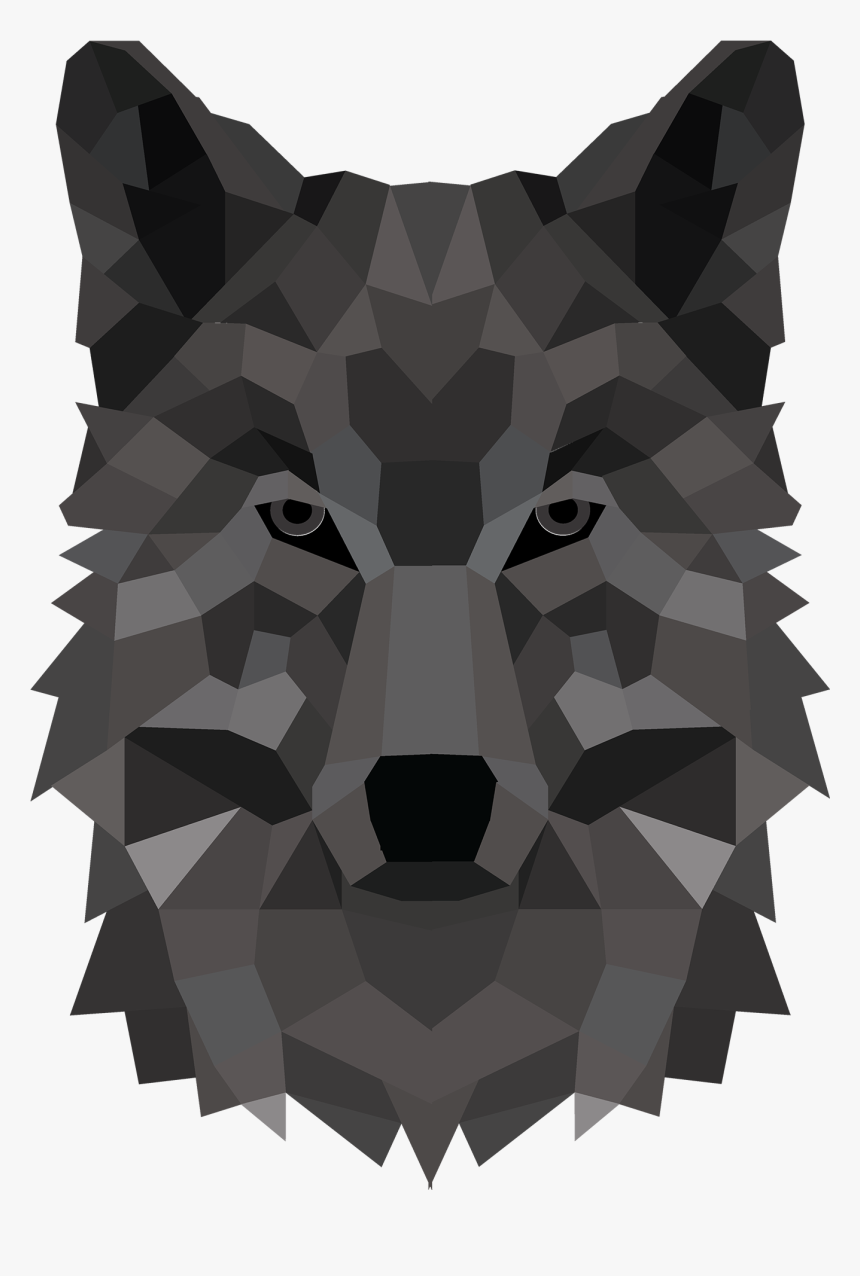 Black Wolf Head - Wolf Head Png, Transparent Png