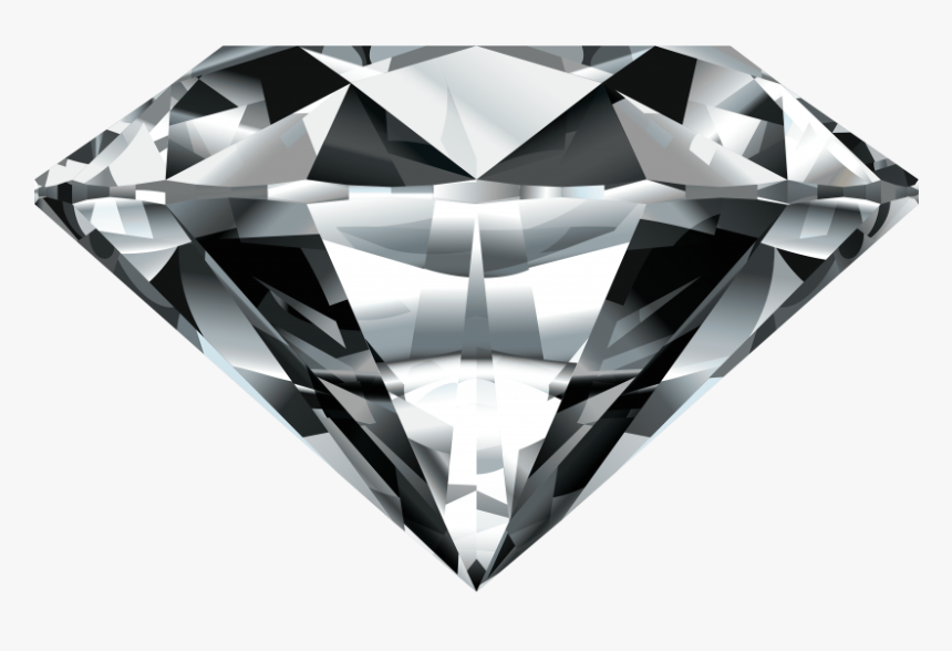 Free Png Diamond Gem Png Images Transparent - Diamond On Black Background, Png Download