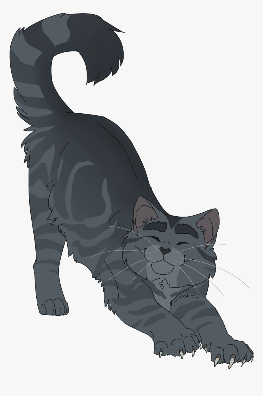 Warrior Cat Clipart Backgrounds - Graystripe Warrior Cat Drawings, HD Png Download