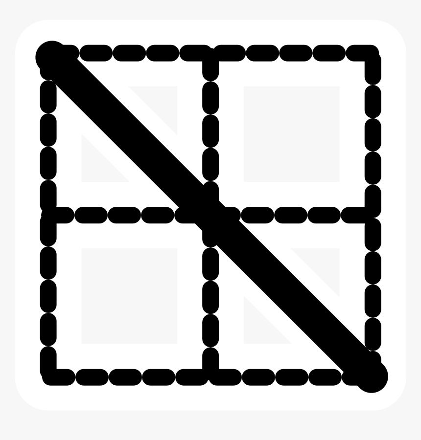 Mono Border Fall - Clip Art, HD Png Download