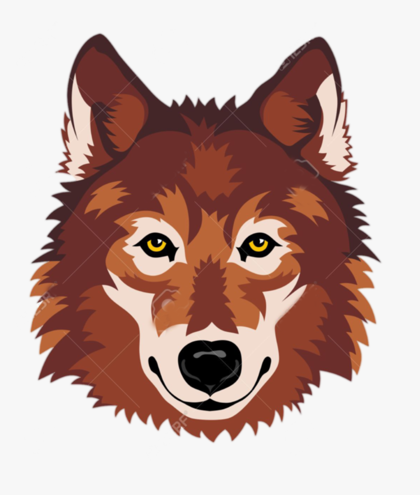 Gray Wolf Clip Art Clipart Of Wolf Face Hd Png Download Transparent Png Image Pngitem