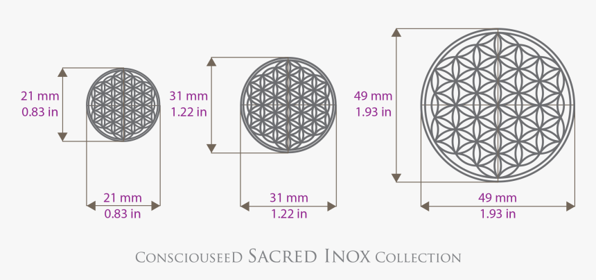 Overlapping Circles Grid , Png Download - Circle, Transparent Png