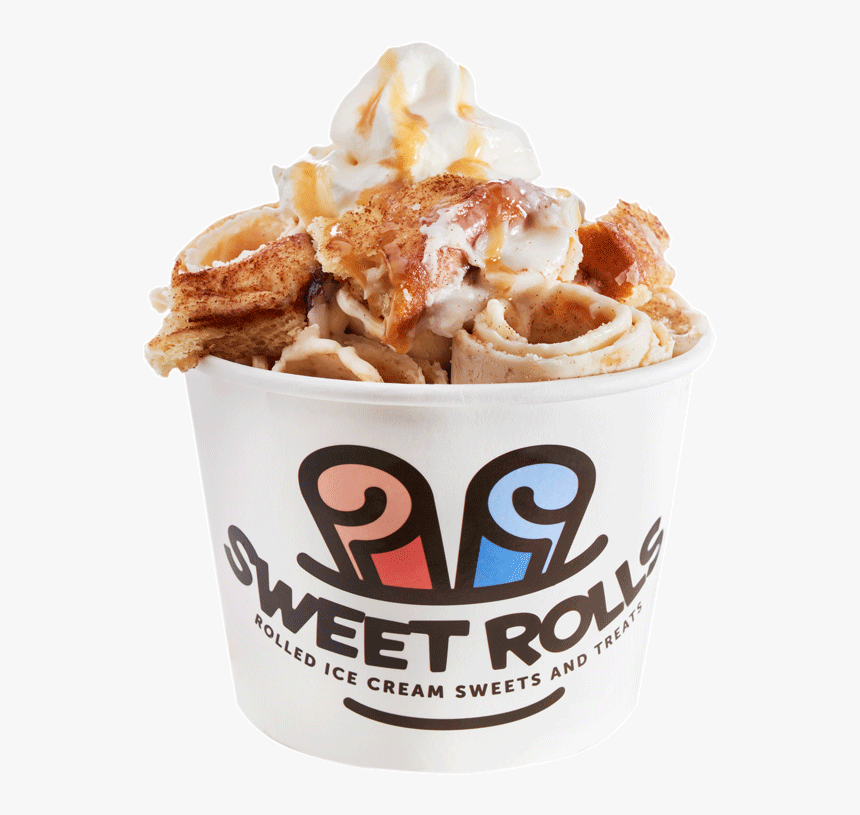 Transparent Cinnamon Rolls Clipart - Sweet Rolls Ice Cream, HD Png Download