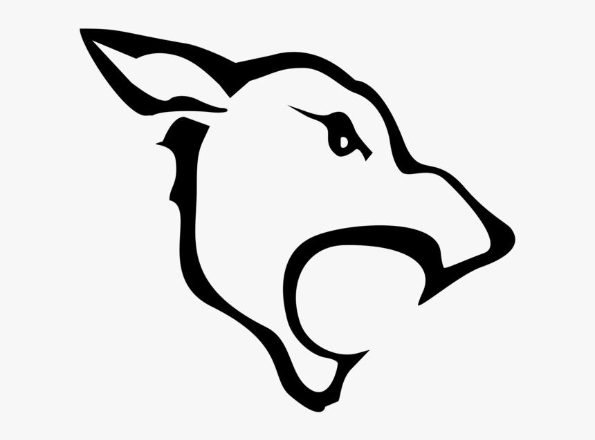 Line Art,head,silhouette - Wolf Image Png Clip Art, Transparent Png