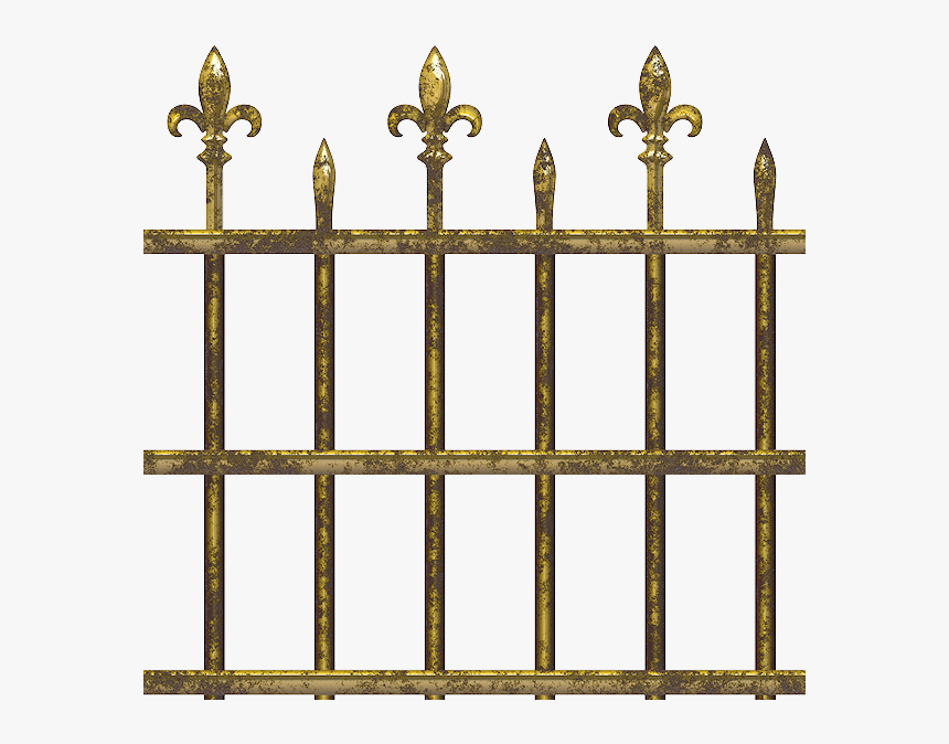 Old Metal Fence Png Clipart , Png Download - Old Metal Fence Png, Transparent Png