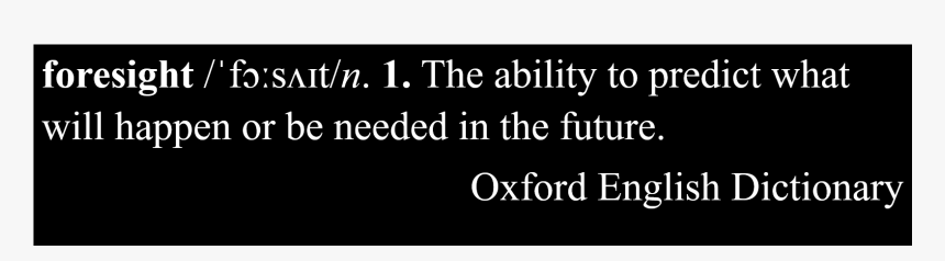 Foresight - Parallel, HD Png Download