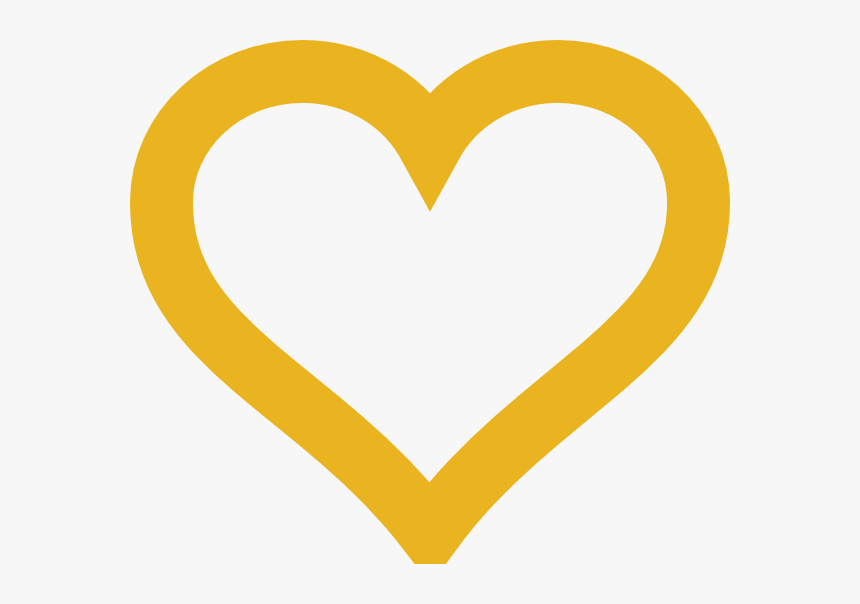Glitter Hearts Clip Art - Golden Heart Icon Png, Transparent Png