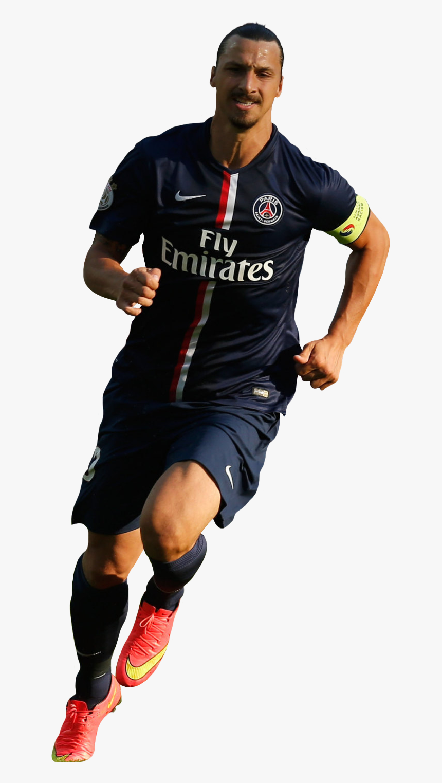 Zlatan Ibrahimovic Running, HD Png Download