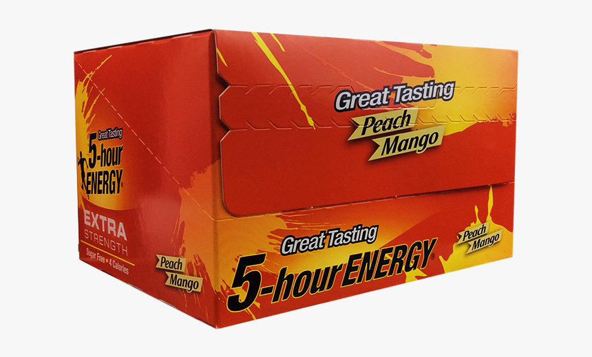 5 Hour Energy Xtra Peach Mango - Carton, HD Png Download