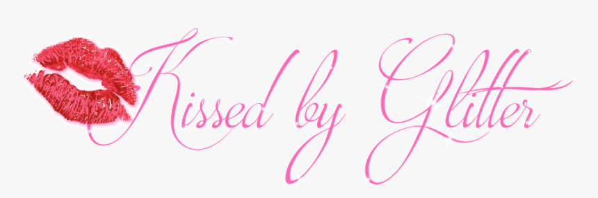 Kissed By Glitter - Calligraphy, HD Png Download