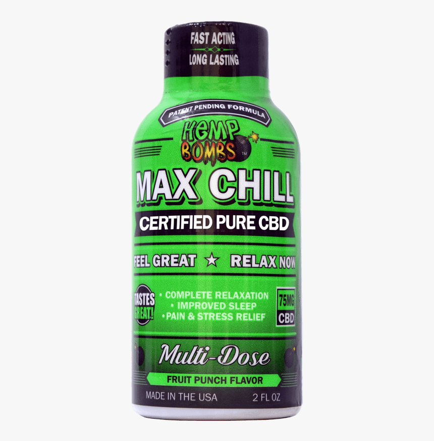 Hemp Bomb Max Chill Shot, HD Png Download
