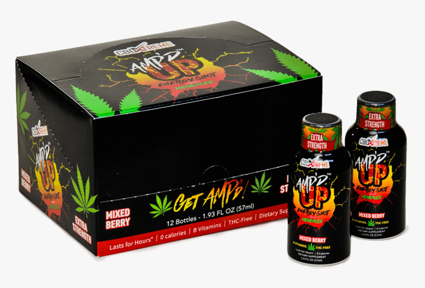 Ampdup Energy Shot 12pk, HD Png Download
