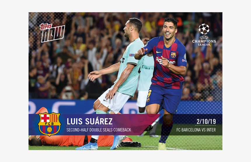 Luis Suarez, Second Half Double Seals Comeback - Barcellona 2 Inter 1, HD Png Download