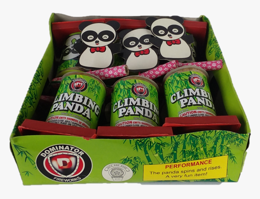 Dm K1149 Climbing Panda - Watermelon, HD Png Download