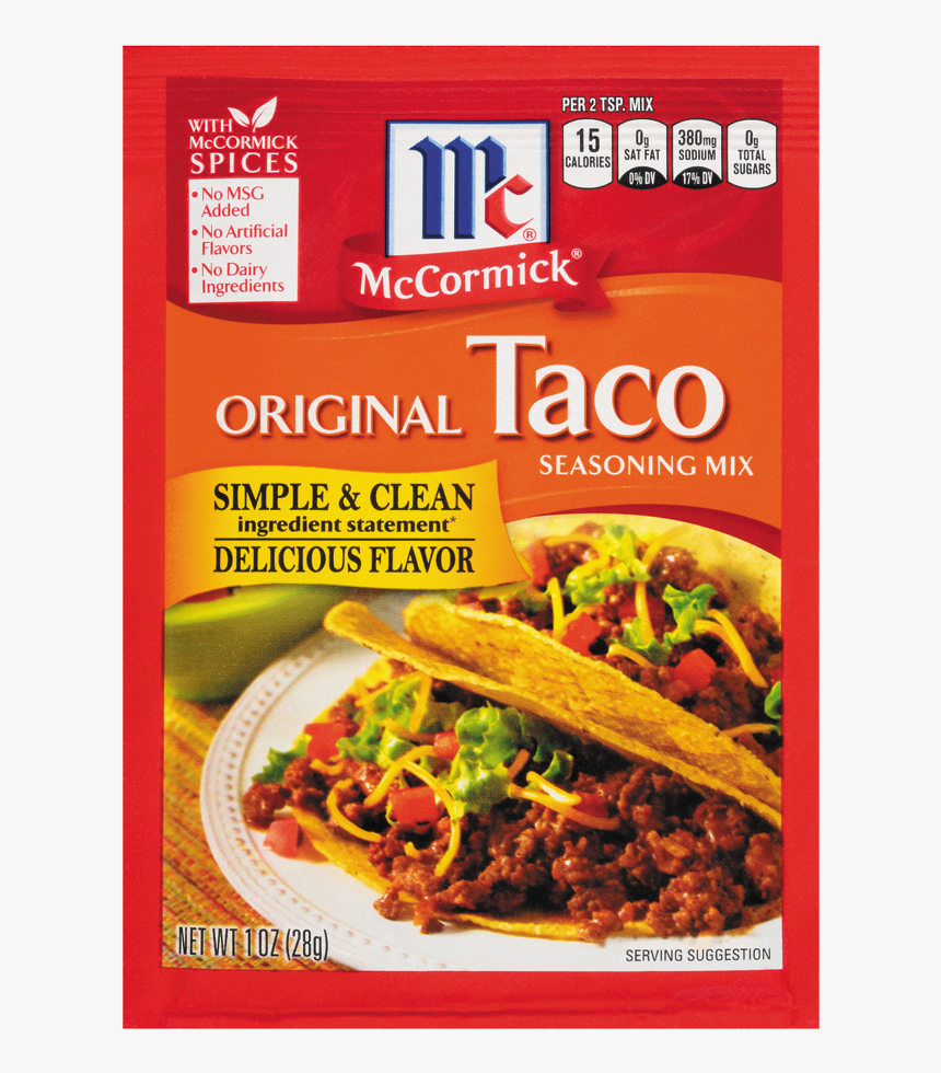 Mccormick Taco Seasoning, HD Png Download