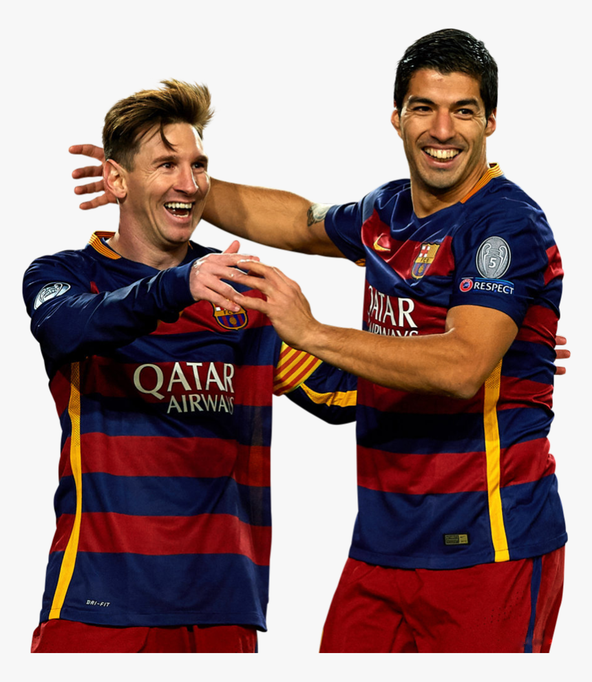 Lionel Messi & Luis Suarez Render - Lionel Messi Luis Suarez, HD Png Download