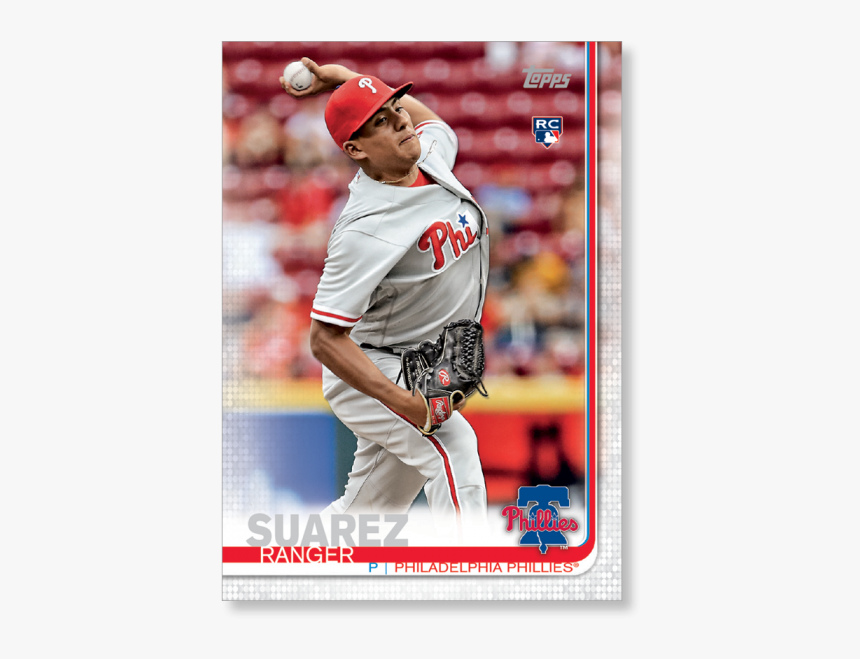 2019 Topps Series 1 Baseball Ranger Suarez Base Poster - Ranger Suarez Philadelphia Phillies, HD Png Download