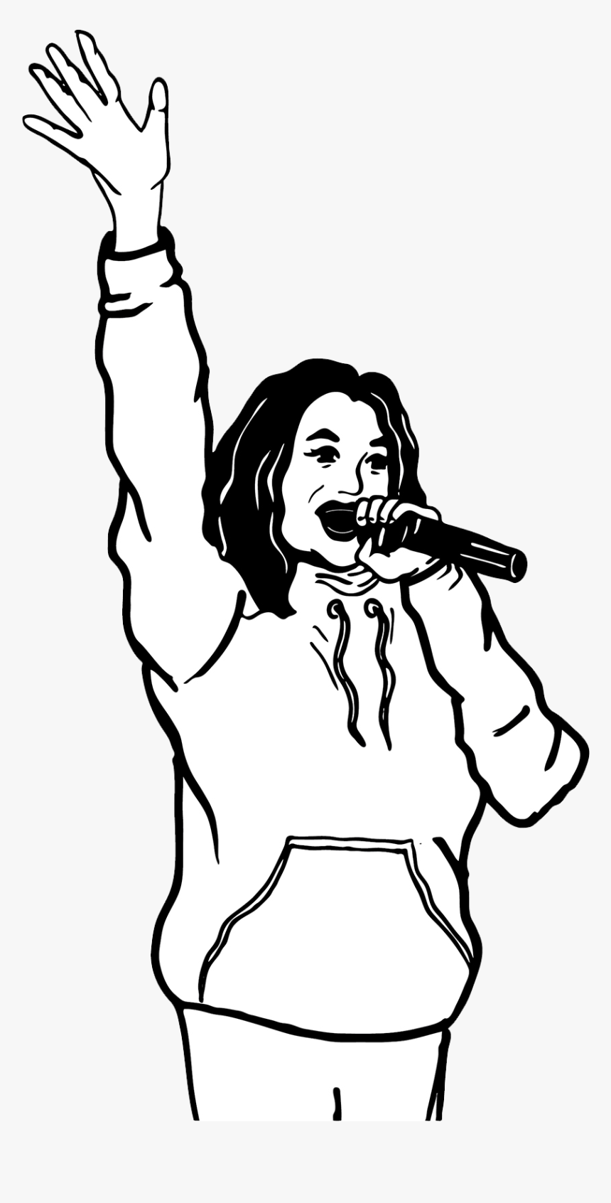 Rappers Drawing Fire - Illustration, HD Png Download