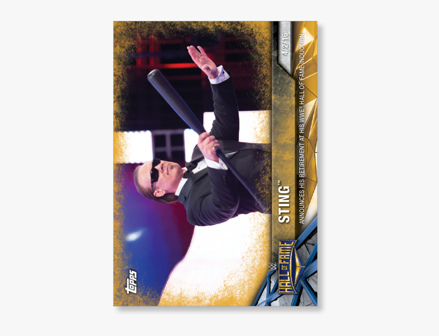 Sting 2017 Wwe Road To Wrestlemania Base Cards Poster - Snowboarding, HD Png Download