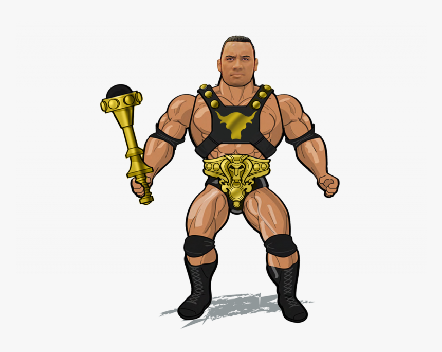 Masters Of The Wwe Universe The Rock, HD Png Download