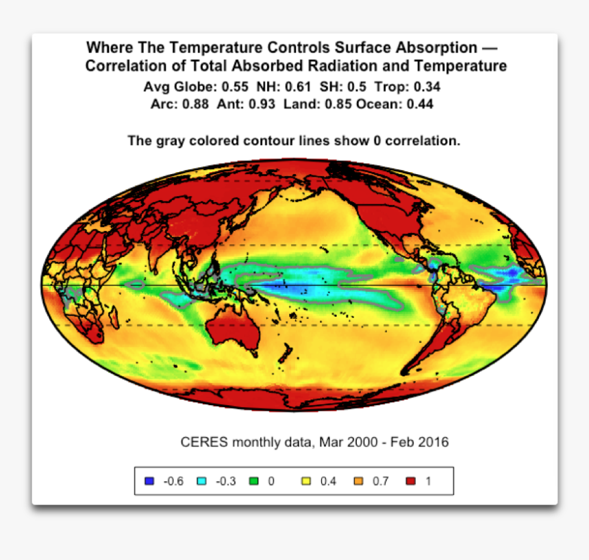 Ceres Total Surface Absorption Vs Temperature - Globe Temperature Colored, HD Png Download