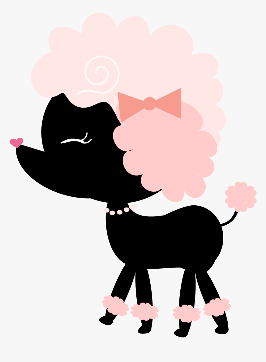Tres Chic Paris Baby - Poodle Paris Clipart Png, Transparent Png