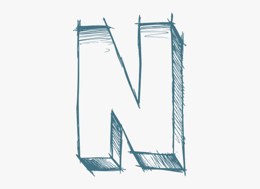 Hand Painted Letters N Png Download - Photograph, Transparent Png