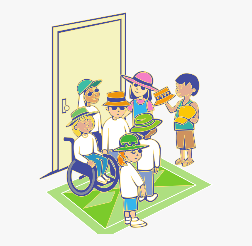 Kids With Hats - Kids In Hats Clipart, HD Png Download