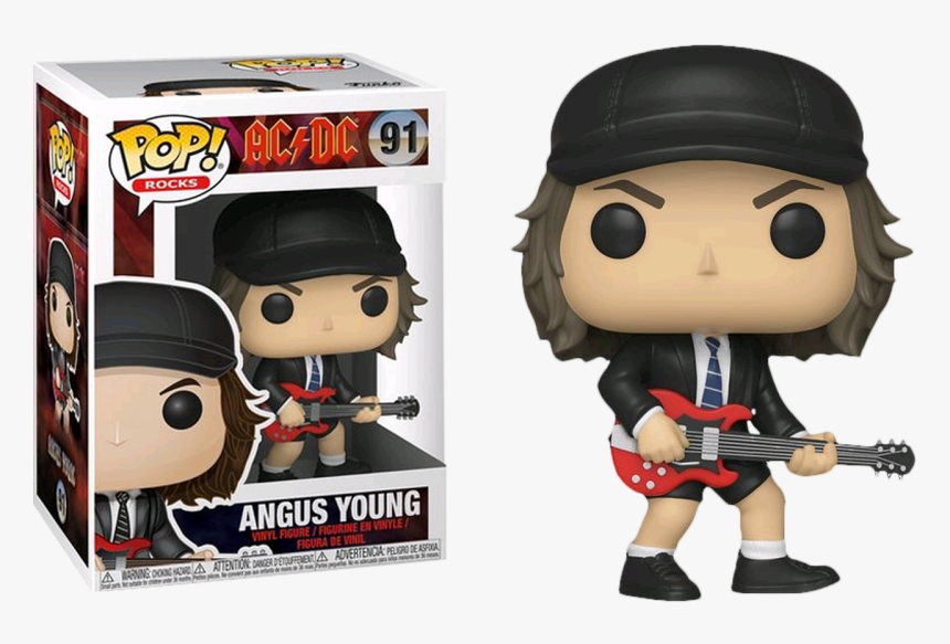 Angus Young Pop Vinyl Figure - Funko Pop Angus Young, HD Png Download