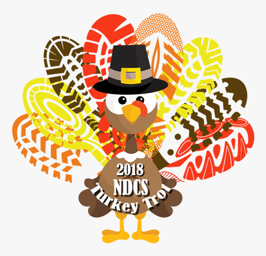 2018 Ndcs Turkey Trot - Illustration, HD Png Download