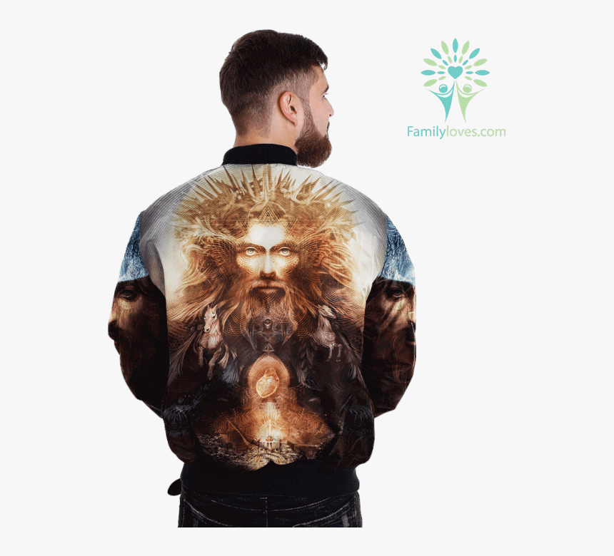 Android Jesus Over Print Jacket %tag Familyloves - Marine Corps Tattoo Military Police, HD Png Download
