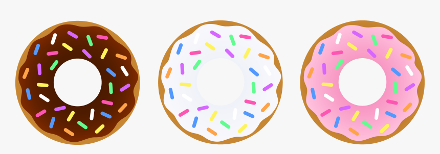 Donut Clipart - Transparent Background Donut Clipart, HD Png Download