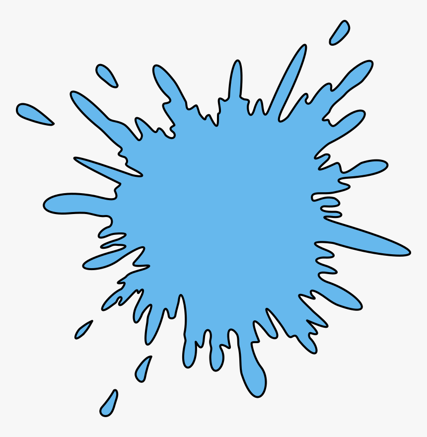 Spatter, Splash, Splashing, Water - Splash Clipart, HD Png Download