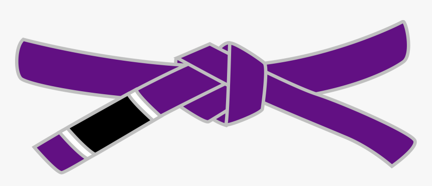 Clip Art Faixas Jiu Jitsu - Purple Belt Jiu Jitsu, HD Png Download