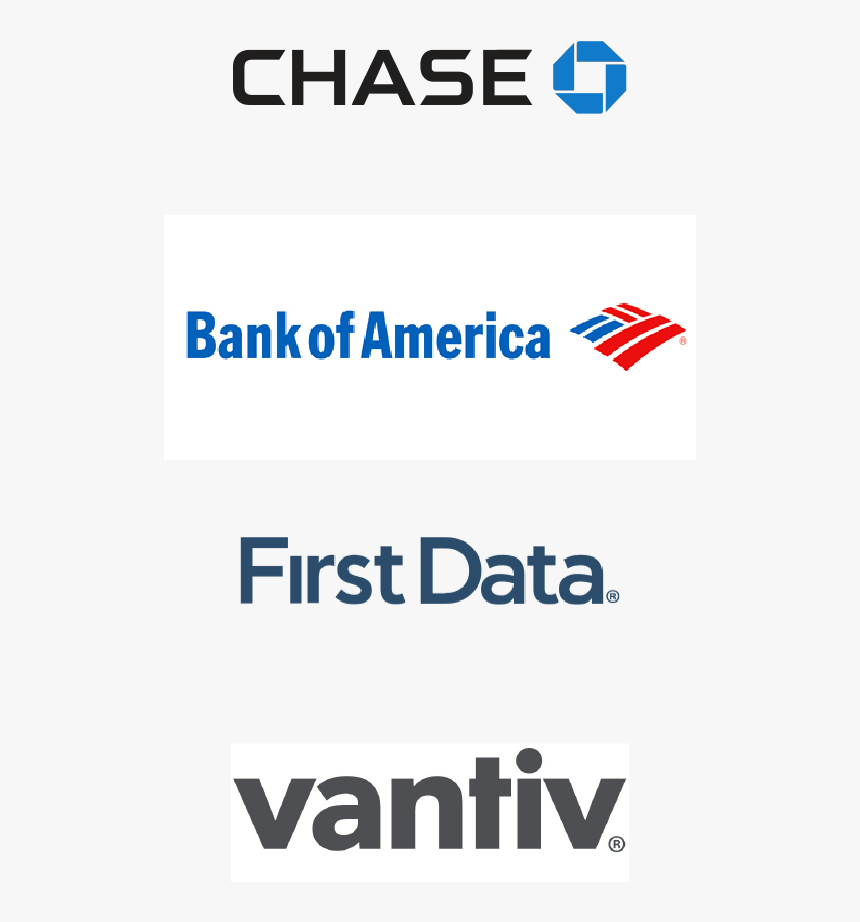 Processors May Be Associated With Banks, Like Chase - Bank Of America, HD Png Download