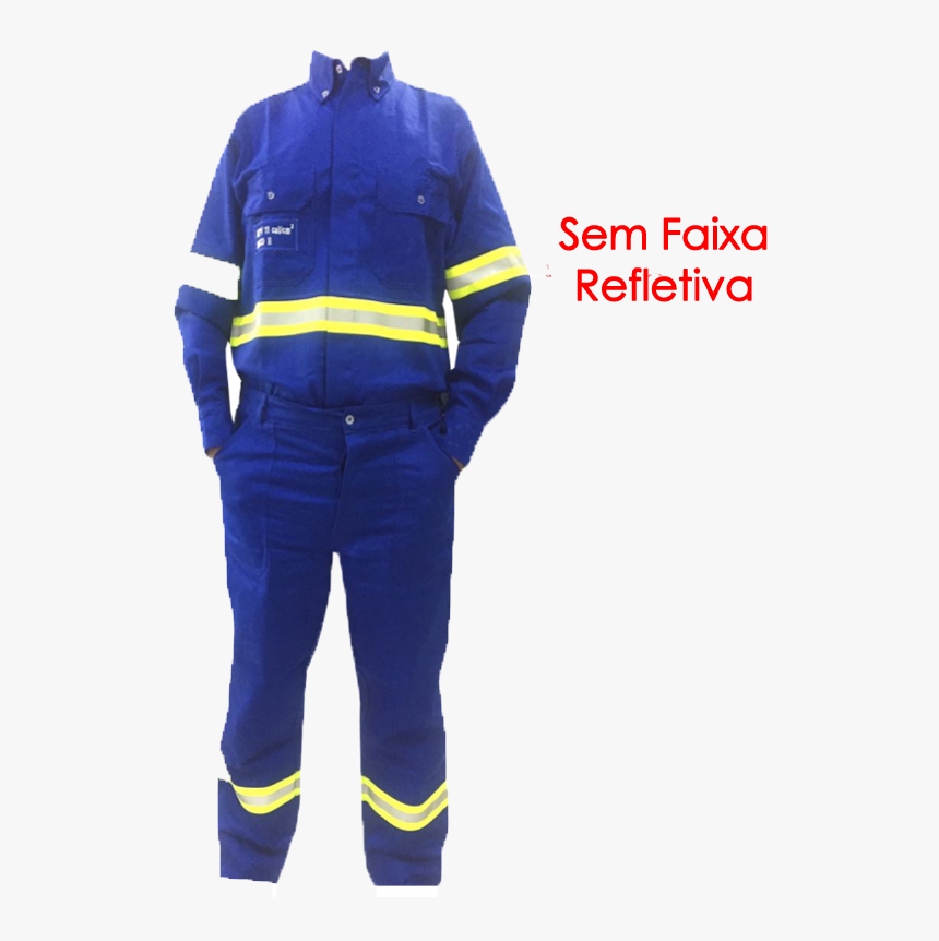 Calça Eletricista Azul Royal Meio Elástico Std Uniforte - Macacão Eletricista Azul, HD Png Download