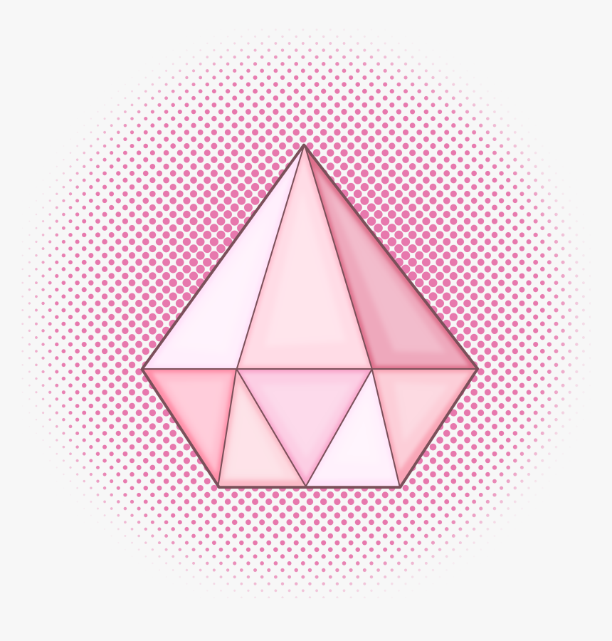 Triangle - Pink Diamonds Gem Su, HD Png Download