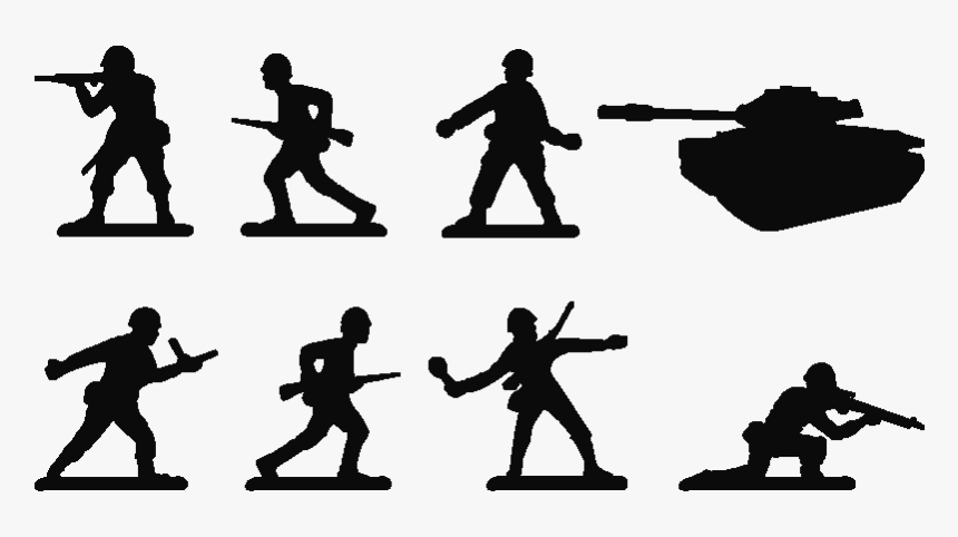 Wall Decal Sticker Polyvinyl Chloride Silhouette - Army Men From Toy Story Svg, HD Png Download