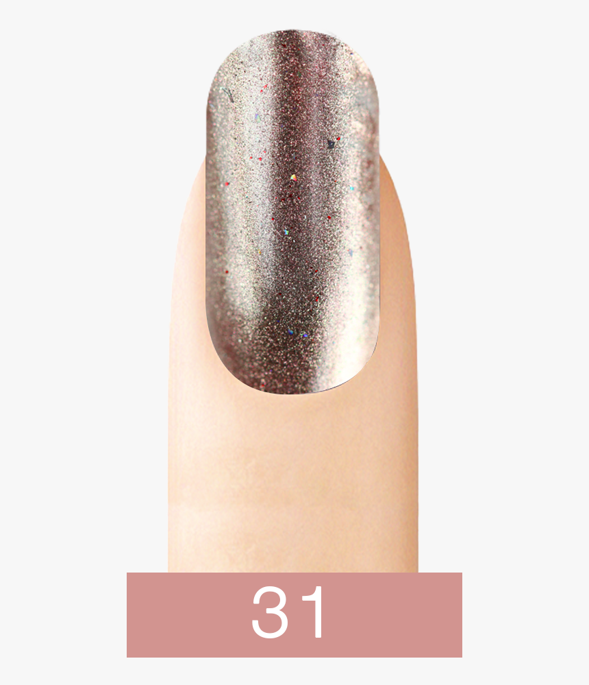 Chrome Nail Art Effect 31 Real Rose Gold - Nail Polish, HD Png Download