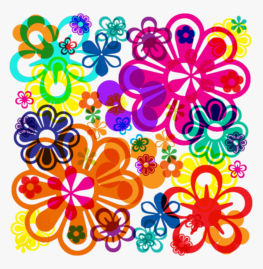 Psychedelic Dingbats - Art Psychédélique, HD Png Download