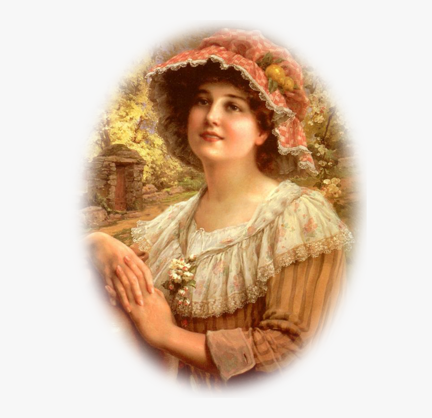 Transparent Victorian Woman Png - Emile Vernon, Png Download