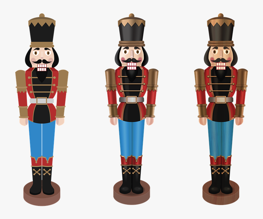 Nutcracker, Christmas, Figurine, Soldier, Xmas, Toy - Cartoon, HD Png Download