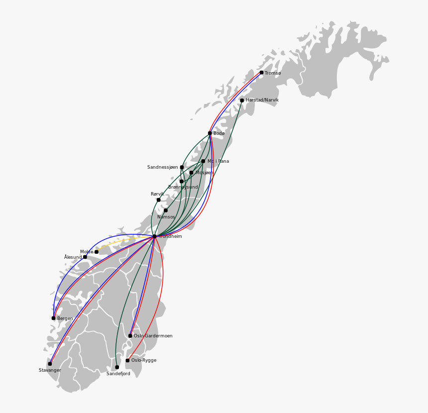 Trd Domestic Map - Norway Cold War Plans, HD Png Download