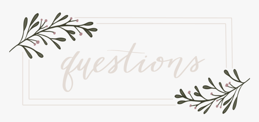 Questions-header - Calligraphy, HD Png Download